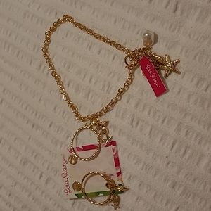 NWT Lilly Pulitzer GWP Shell Necklace and Earrings